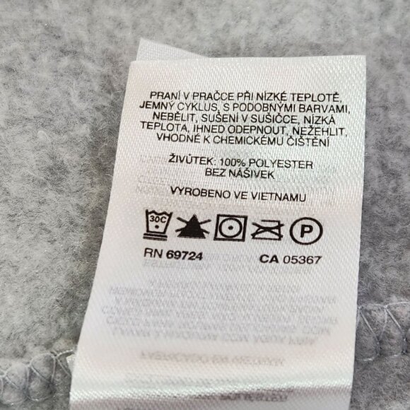 Columbia Light Grey Full Zip Long Sleeve Fleece Jacket Women's Size M - Picture 13 of 13